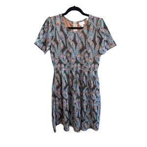 🦄🩷LuLaRoe Peacock Pattern Amelia BNWT!! 🦄🩷